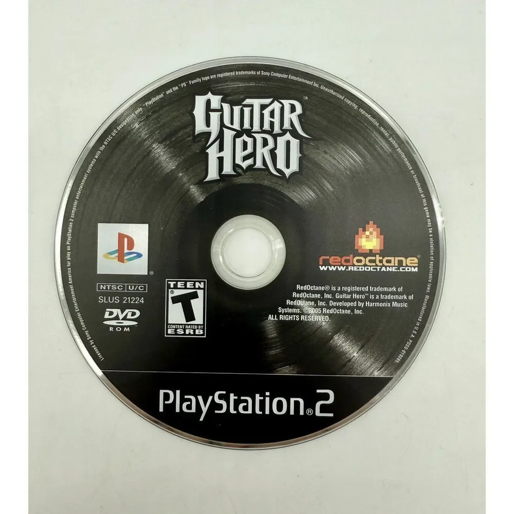 Guitar Hero (Sony PlayStation 2, 2005 PS2) - Disc Only Tested